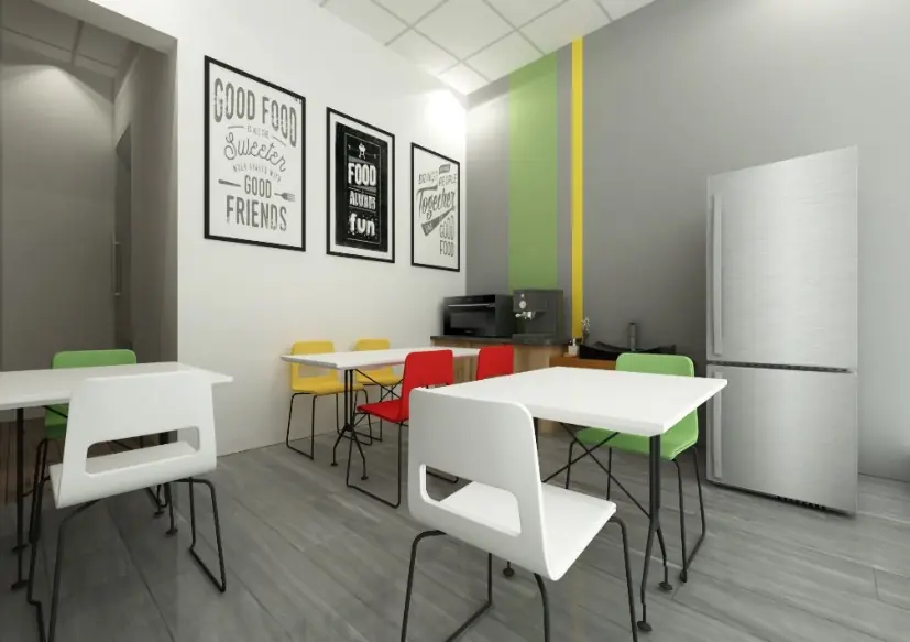 Colourful breakout room